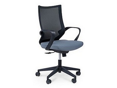 Кресло офисное СПЭЙС LB/черный пластик - вид 1